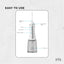Orku Portable Oral Irrigator Flosser 350ml - Rechargeable Teeth Cleaner