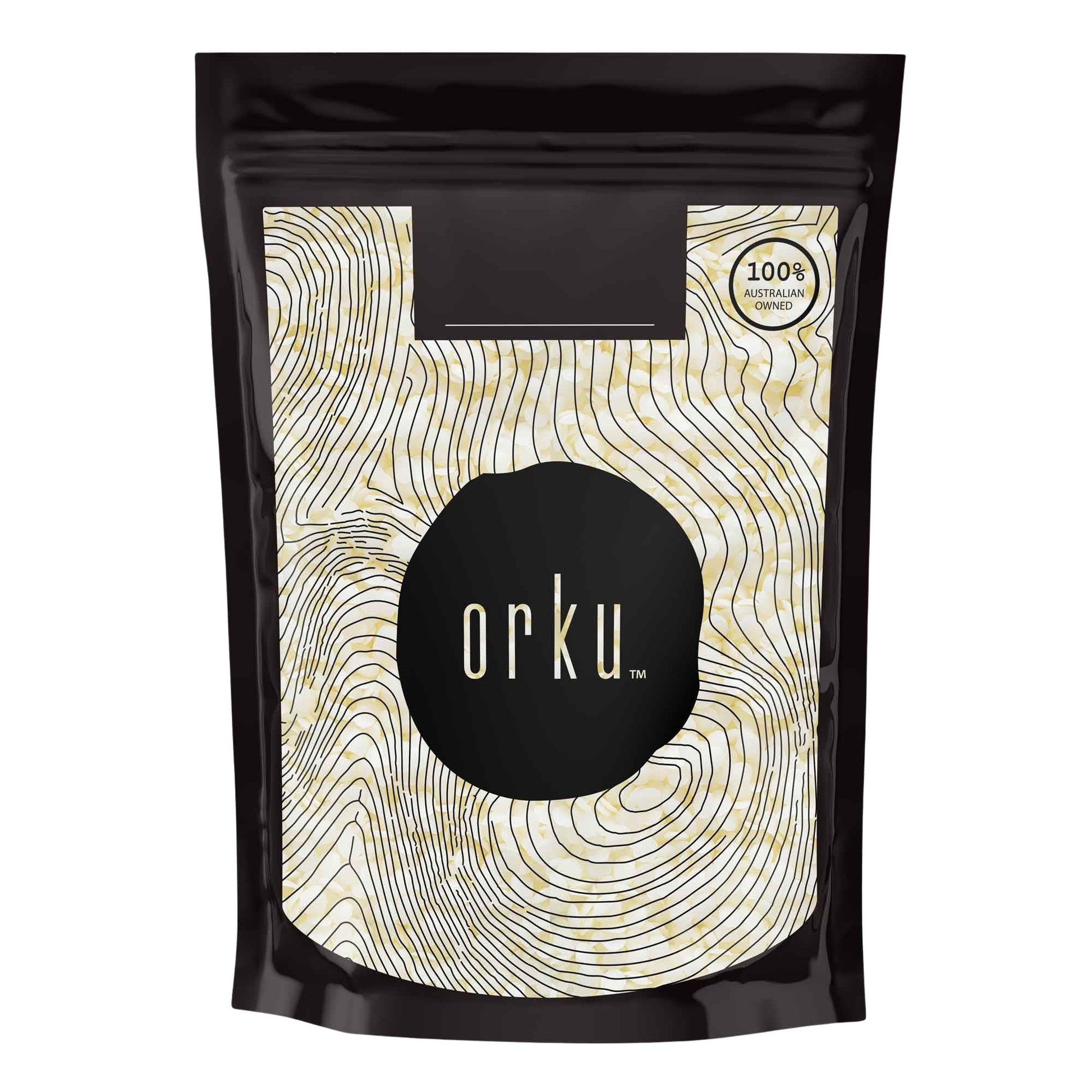 Orku Pure Beeswax Pellets White BP Grade Refined Bead - Candle Cosmetic DIY