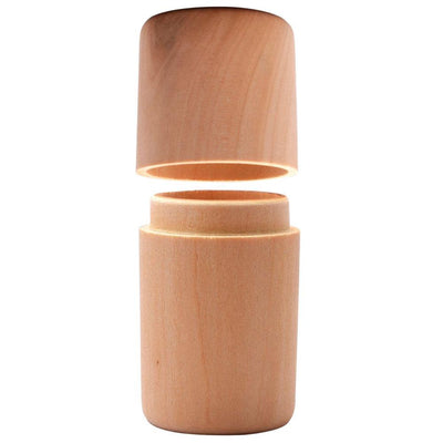 Orku Single Essential Oil Bottle Holder Wooden Aromatherapy Portable Travel Case