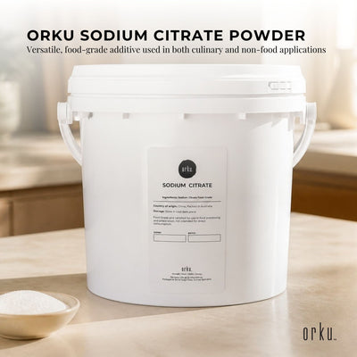 Orku Sodium Citrate Powder Food Grade Trisodium Citrate Dihydrate Tub