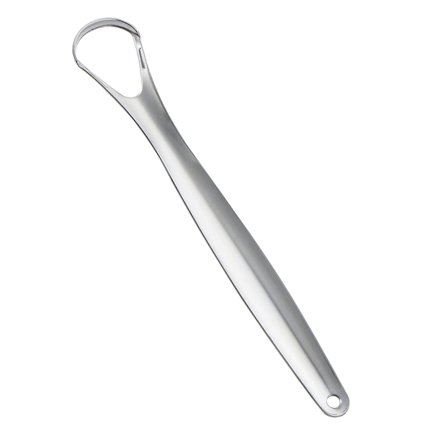 Orku Stainless Steel Tongue Scraper - Oral Hygiene Cleaner Silver