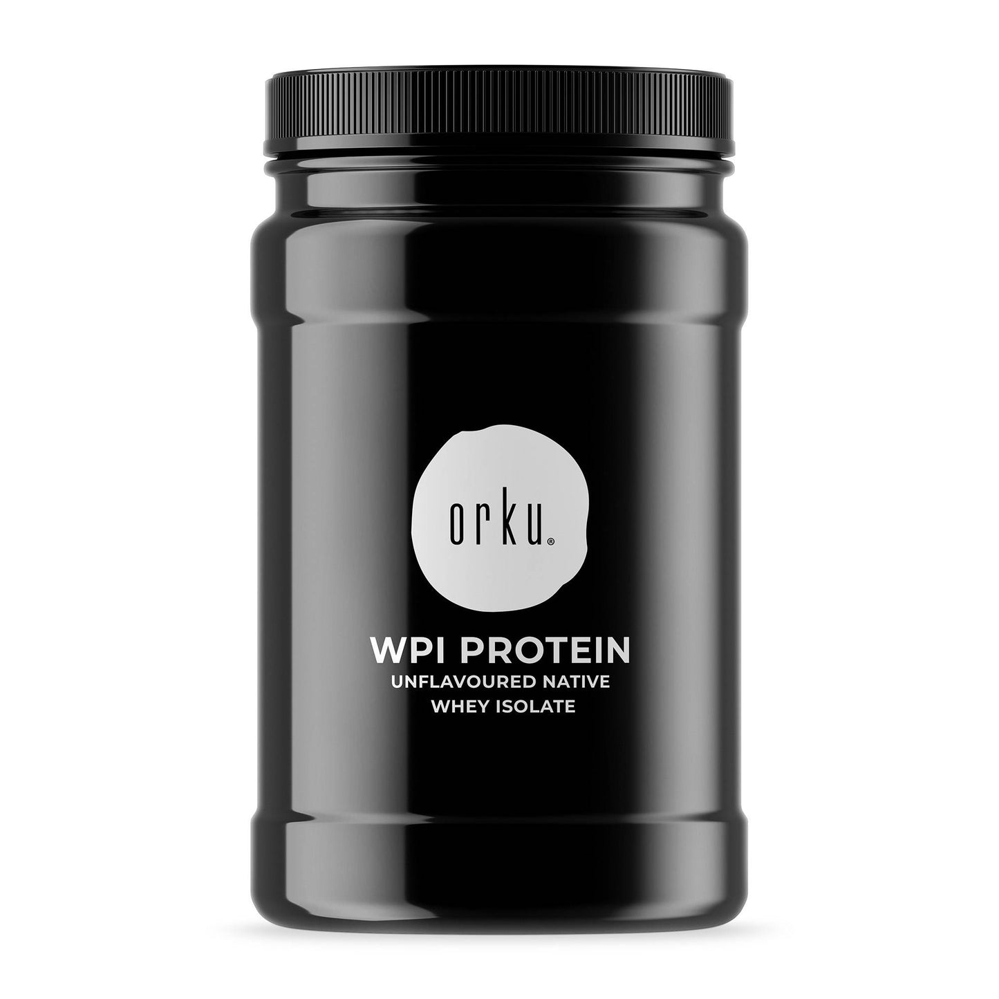 Orku Whey Protein Isolate Powder WPI 90% Unflavoured Native Jar
