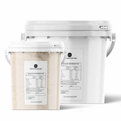Orku Xanthan Gum Thickener Fine Powder 200 Mesh FCC E415 Food Grade Tub