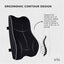 Orku Ergonomic Lumbar Cushion - Memory Foam Back Support for Car Office Gaming Chair