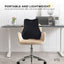 Orku Ergonomic Lumbar Cushion - Memory Foam Back Support for Car Office Gaming Chair
