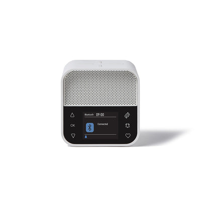 Lexon Oslo Dab & Fm Alarm Clock Radio / Bluetooth Speaker / Wireless Charger - White