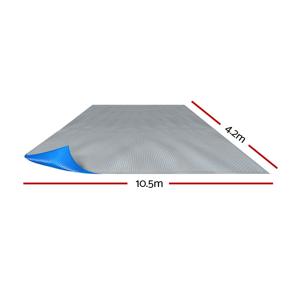 Aquabuddy 10.5x4.2M Swimming Pool Cover 400 Micron Solar Isothermal Blanket