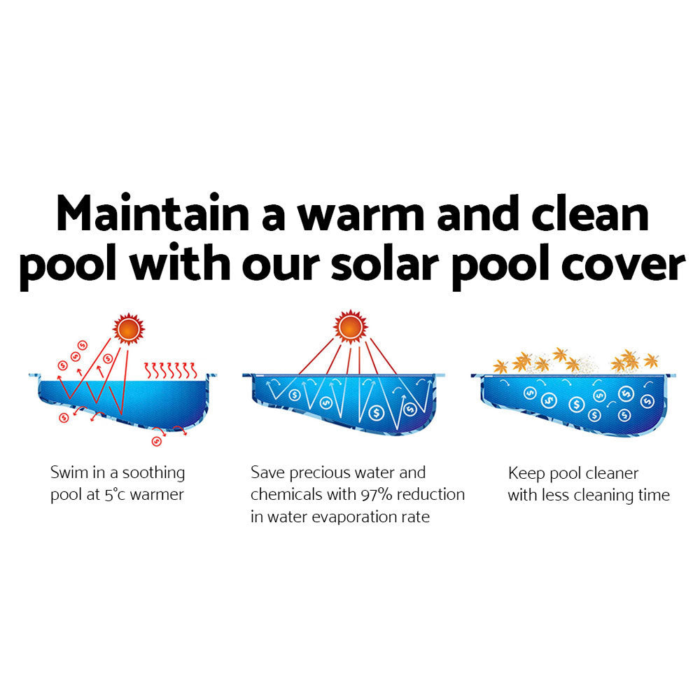 Aquabuddy Solar Swimming Pool Cover 11M X 4.8M