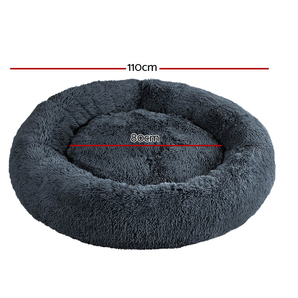 i.Pet Pet Bed Dog Bed Cat Extra Large 110cm Sleeping Comfy Washable Calming