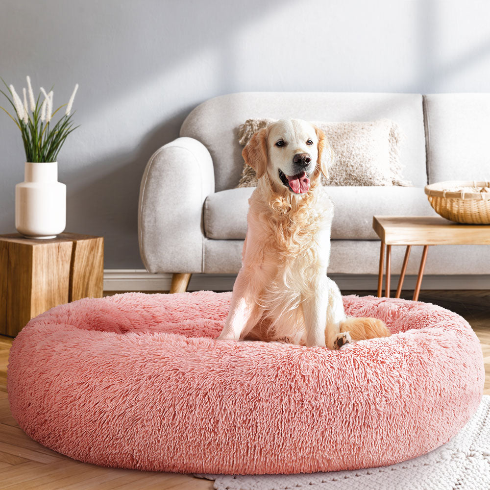 i.Pet Dog Bed Pet Bed Cat Extra Large 110cm Pink