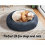 i.Pet Pet bed Dog Cat Calming Pet bed Small 60cm Dark Grey Sleeping Comfy Cave Washable
