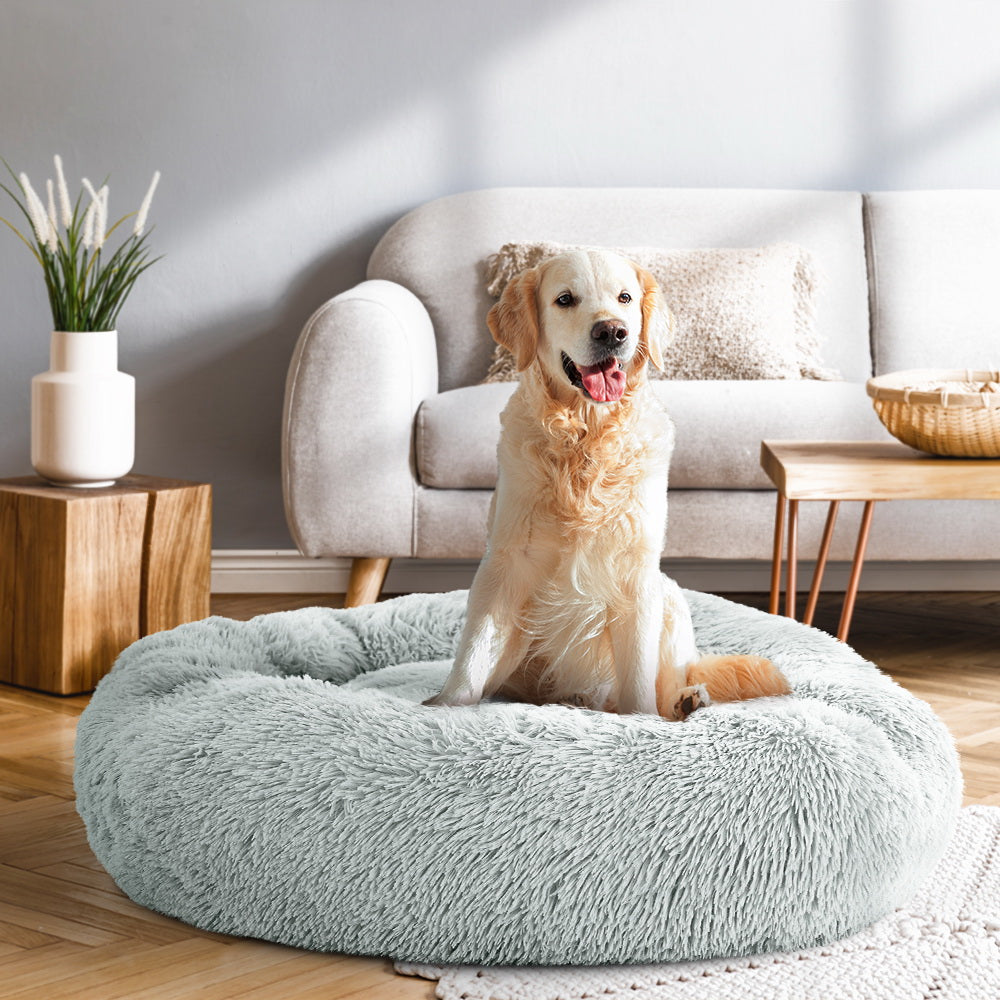 i.Pet Pet Bed Dog Bed Cat Large 90cm Light Grey