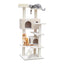 i.Pet Cat Tree 134cm Trees Scratching Post Scratcher Tower Condo House Furniture Wood Beige