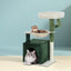 i.Pet Cat Tree Tower Scratching Post Scratcher Wood Condo Bed Toys House 78cm