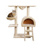 i.Pet Cat Tree Trees Scratching Post Scratcher Condo Tower House Bed Beige 100cm