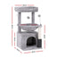 i.Pet Cat Tree Tower 82cm Scratching Post Furniture Scratcher House Light Grey
