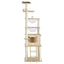 i.Pet Cat Tree Tower Scratching Post Scratcher 174cm Wood Bed Condo House Ladder