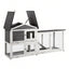 i.Pet Chicken Coop Rabbit Hutch Extra Large Wooden Run Cage House With Run Cage