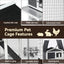 i.Pet Chicken Coop Rabbit Hutch Extra Large Wooden Run Cage House With Run Cage