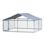 i.Pet Dog Kennel Large House XXL Pet Run Cage Puppy Outdoor Enclosure With Roof