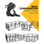 i.Pet Dog Playpen Pet Playpen 8 Panel Puppy Exercise Cage Enclosure Fence 80x60cm