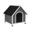 i.Pet Dog Kennel House Wooden Outdoor Indoor Puppy Pet House Weatherproof Large