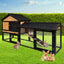 i.Pet Chicken Coop Rabbit Hutch Wooden Cage Pet Hutch 165cm x 52cm x 86cm