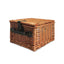 Alfresco 2 Person Picnic Basket Set Baskets Vintage Outdoor Insulated Blanket