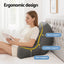 Giselle Reading Pillow Back Rest Lumbar Support Cushion Grey