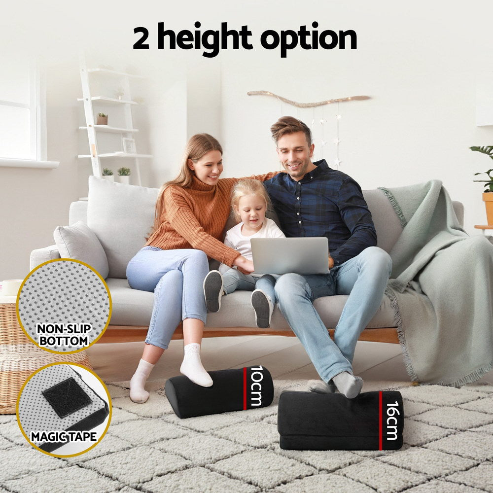 Giselle Memory Foam Footrest Cushion Adjustable Pillow