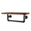 Artiss Display Shelves Wall Shelves Floating Bookshelf DIY Pipe Shelf Rustic Brackets Industrial