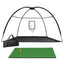 Everfit 3.5M Golf Practice Net with Driving Mat Training Target Hitting Mat