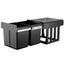 Cefito 2x15L Pull Out Bin - Black