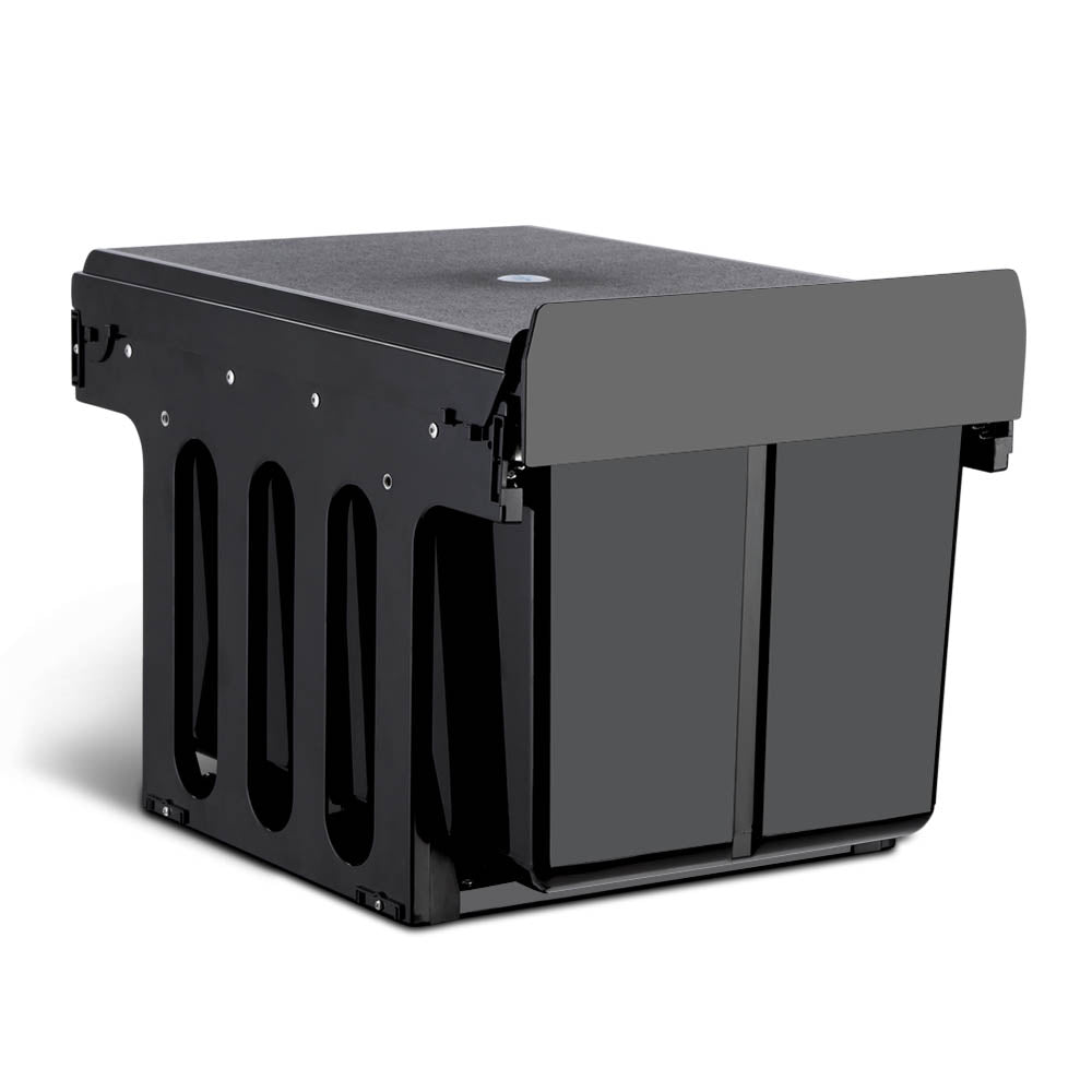 Cefito 2x15L Pull Out Bin - Black