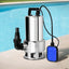 Giantz 1800W Max. Submersible Dirty Water Pump Bore Tank Well Steel Automatic Clean
