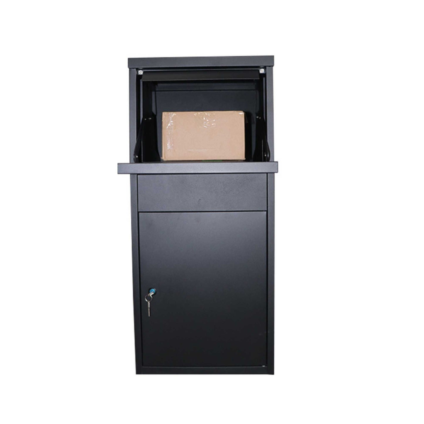 Parcel Delivery Drop Box - Secure Home Package Post Locker 41.5x38.5x102.5cm