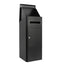 Parcel Delivery Drop Box Mailbox - Secure Home Package Locker 38x38x90cm Black