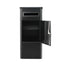 Parcel Delivery Drop Box Mailbox - Secure Home Package Locker 38x38x90cm Black