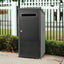 Parcel Delivery Drop Box Mailbox - Secure Home Package Locker 38x38x90cm Black