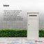 Parcel Delivery Drop Box Mailbox - Secure Home Package Locker 38x38x90cm White