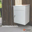 Parcel Delivery Drop Box Mailbox - Secure Home Package Locker 44x35x58cm White