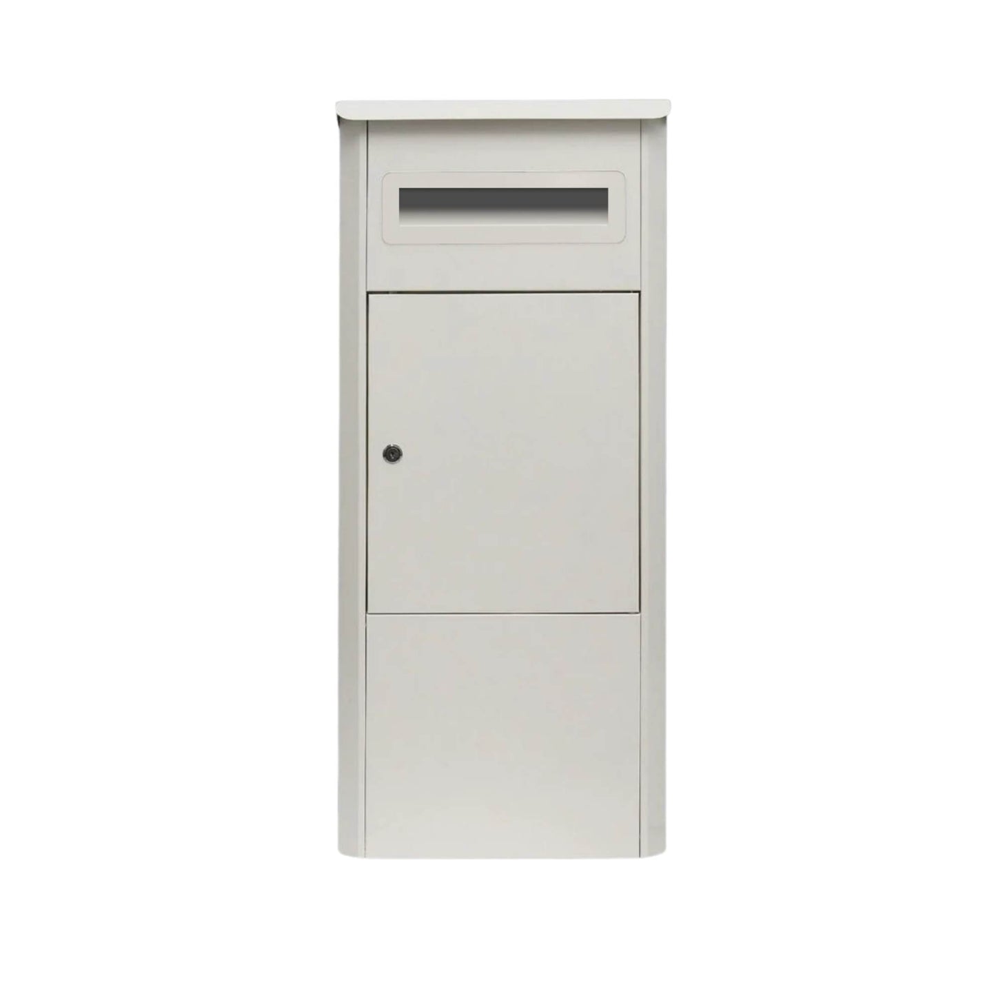Parcel Delivery Drop Box Mailbox - Secure Home Package Post Locker 38x38x90cm White