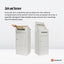 Parcel Delivery Drop Box Mailbox - Secure Home Package Post Locker 38x38x90cm White