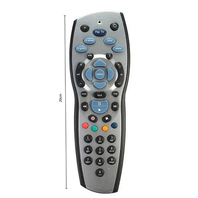 PayTV Remote Control Compatible with Foxtel Standard IQ IQ2 IQ3 IQ4 HD - Silver