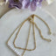 Pearl and plain gold double bracelet – Tarnish Proof Jewellery