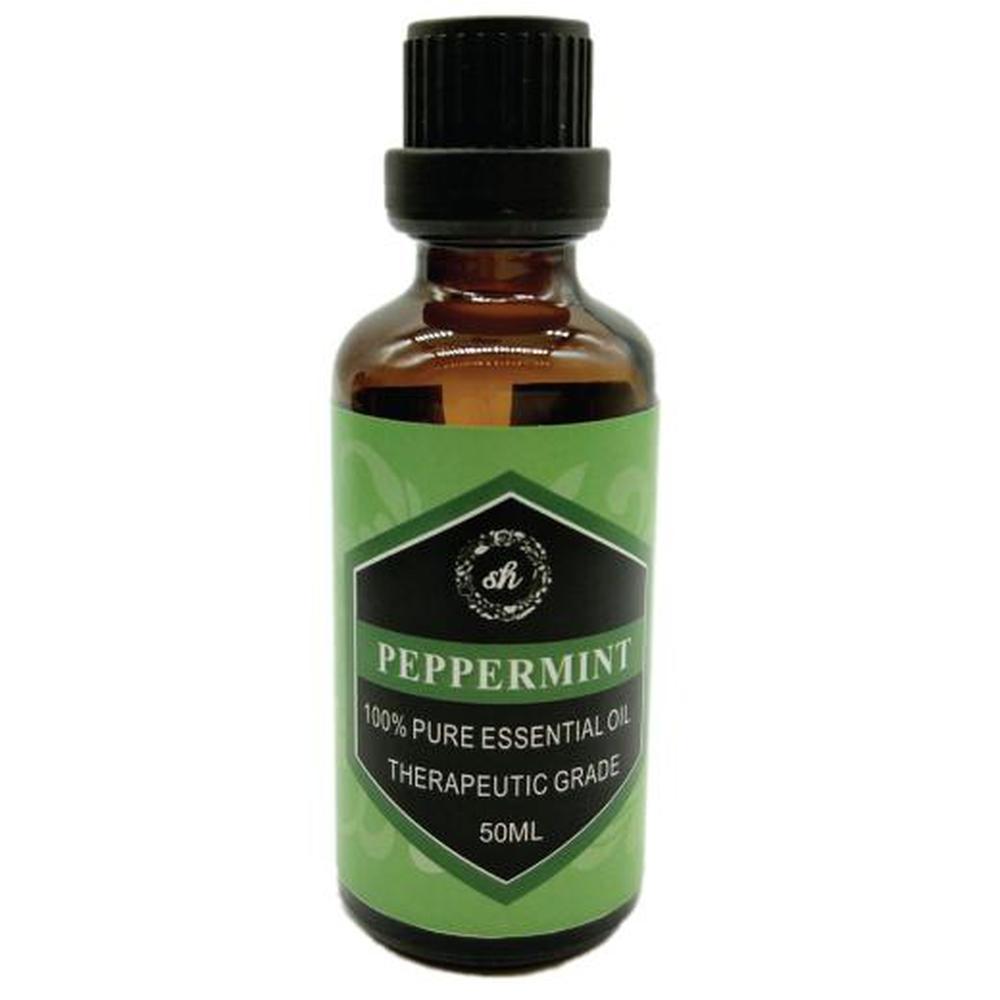 Peppermint Essential Oil 50ml Bottle - Aromatherapy