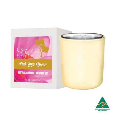 Pink Lotus Flower - Natural Soy Candle