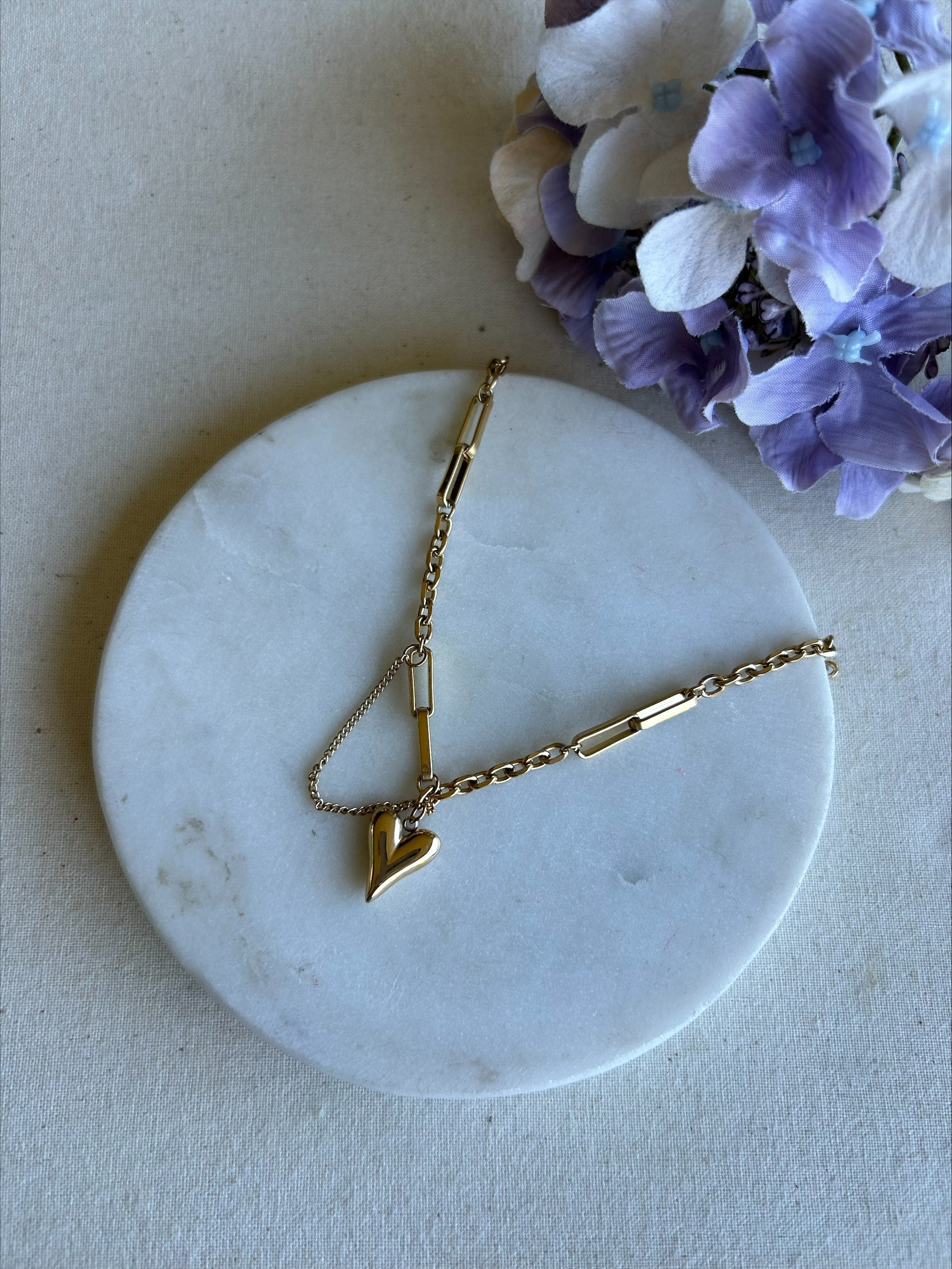Pointed Heart Necklace – Tarnish Proof Jewellery