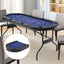 Poker Game Table Folding Poker Table 8 Player 1.8M 8-Player Table Top Cardboard