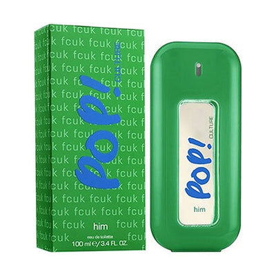 Pop Culture 100ml EDT Spray for Men by Fcuk